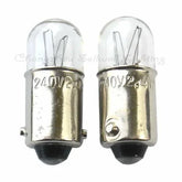 10pcs miniature lamp 240v 2.4w ba9s t10x24 bulb set for lighting